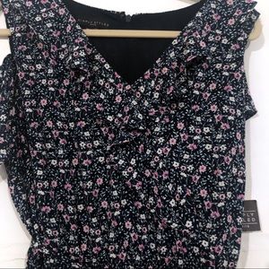 NEW Flower prints Cold shoulder dress